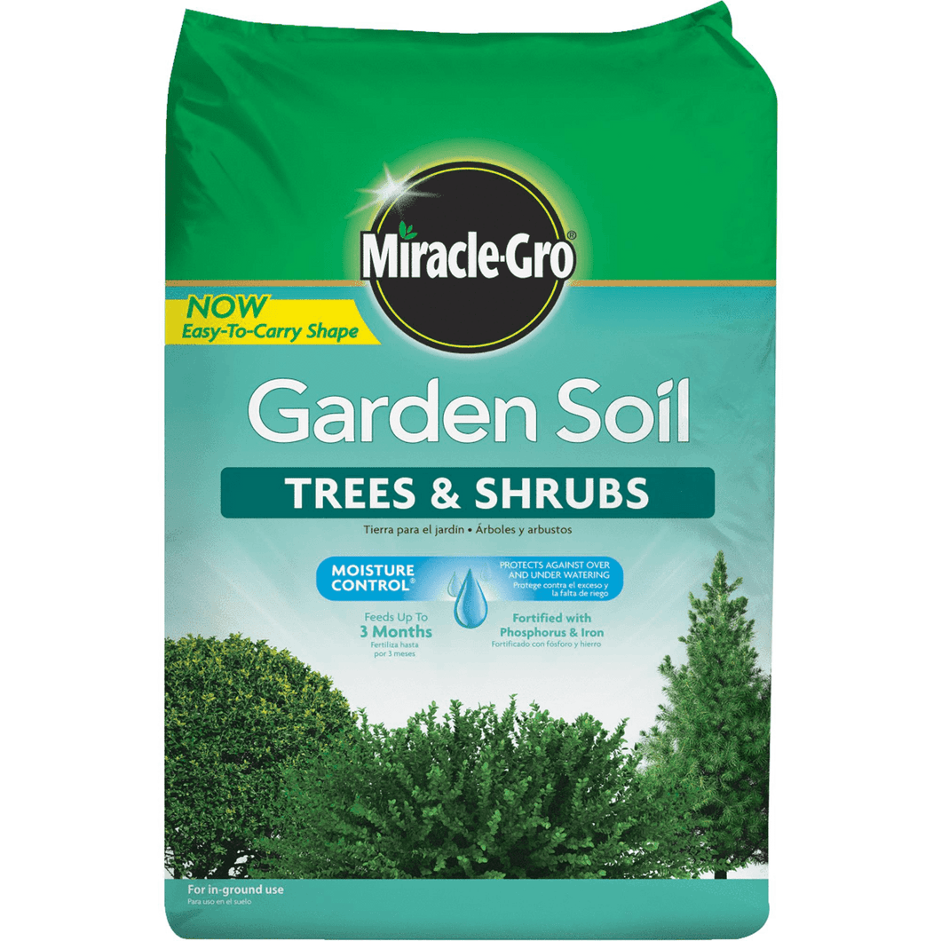 Miracle-Gro Garden Soil Trees & Shrubs 1.5 Cubic Feet Bag