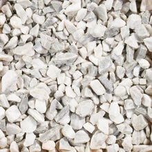 Load image into Gallery viewer, Pavestone .5 Cu. ft. Bagged White Marble Chips
